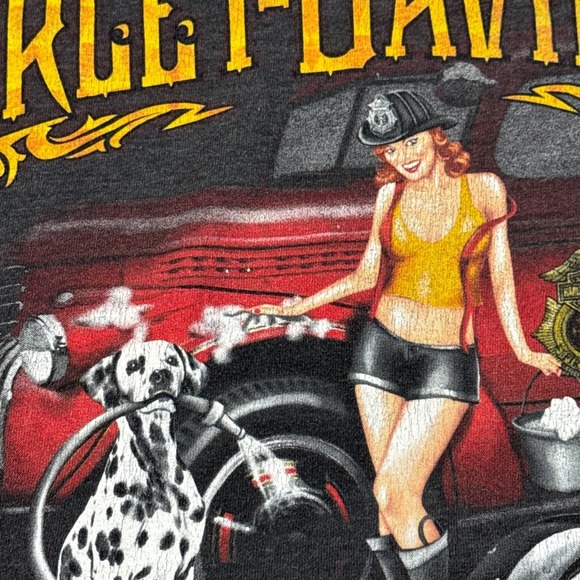 Y2K Harley Davidson Workman T-Shirt Mens Size L Nevada Biker Motorcycle - Picture 4 of 8